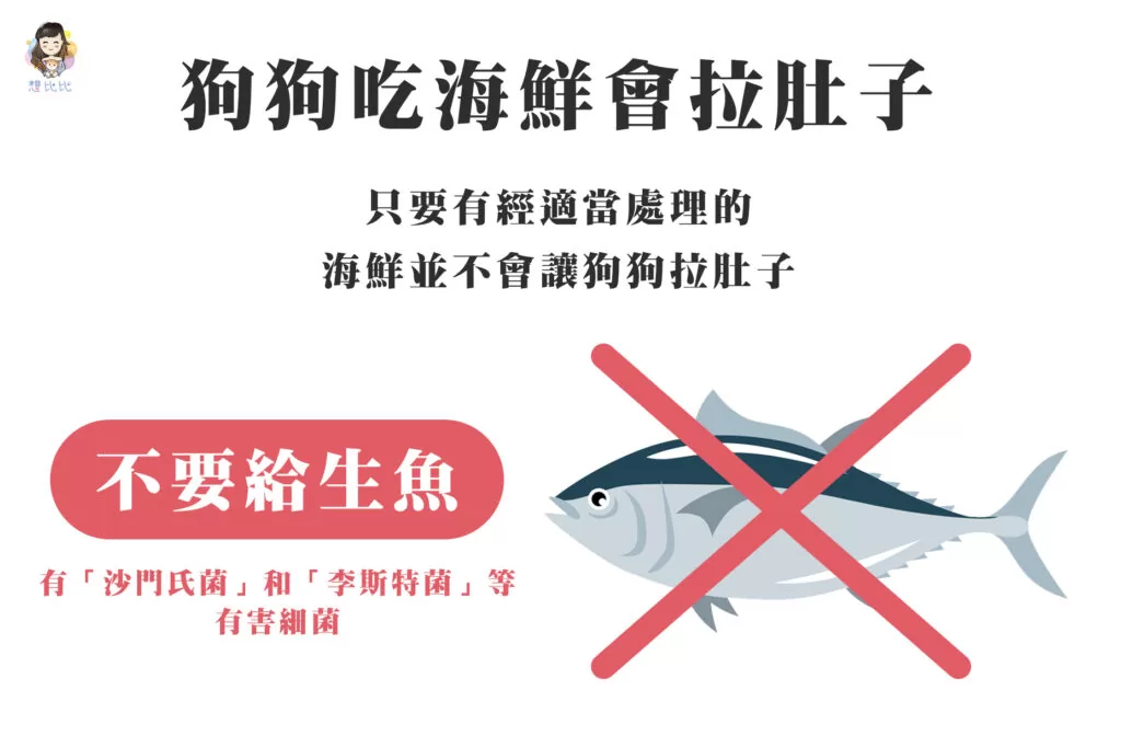 狗狗吃海鮮會拉肚子