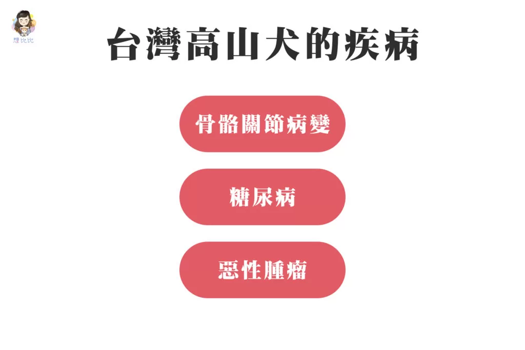 台灣高山犬的疾病