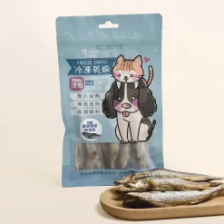 100%原肉犬貓凍乾零食-酥脆爆蛋柳葉魚30g